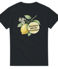 Botanisk illustration av citroner med citat om Sokrates – grafisk t-shirt