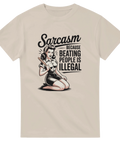 Sarkastiskt citat med 50-tals estetik och pin-up tjej – grafisk t-shirt