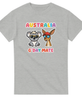 Australiensisk humor t-shirt känguru koala G'day Mate text