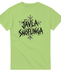Svensk satir och humoristiskt citat i rå grafisk stil – t-shirt med attityd