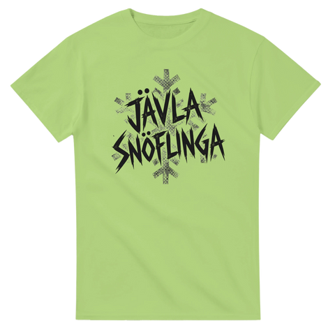 Svensk satir och humoristiskt citat i rå grafisk stil – t-shirt med attityd
