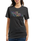 Positivt citat med stiliserad text premium t-shirt herr