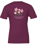 Grow positive Thoughts" textmotiv t-shirt herr