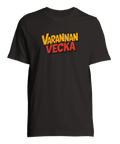 Svart t-shirt med statement-design för föräldrar som lever efter schemat