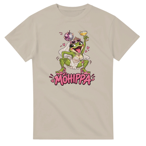 Hen party T-shirt with the “Möhippa Party” design