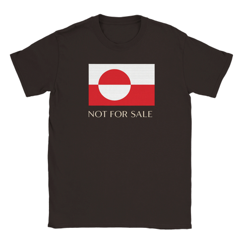 Mörkbrun t-shirt med grafiskt motiv inspirerat av geopolitisk protest