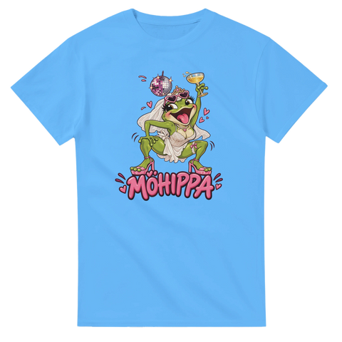 Hen party T-shirt with the “Möhippa Party” design
