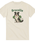 Rolig ordvits med hundmotiv på en krämvit t-shirt för hundälskare