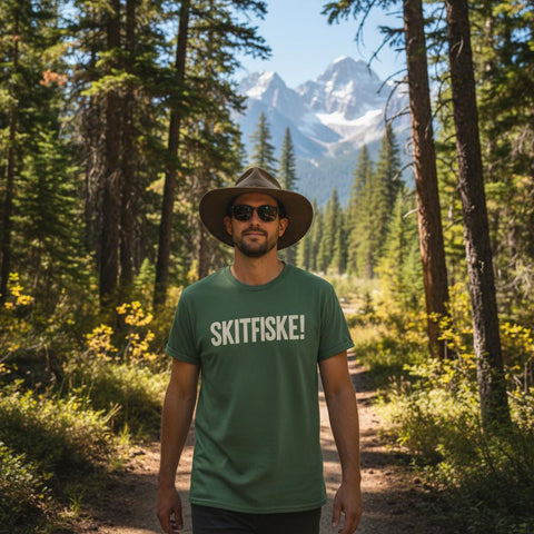 T-shirt Original – SKITFISKE! – t-shirt med unikt designtryck