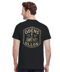 Illustration av vikingaskepp i klassisk ram med humoristiskt citat – t-shirt med attityd