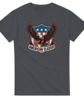 Retro T-shirt med USA-design och örn
