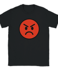 T-shirt med röd arg emoji med sur min – Angry Emoji-motiv