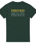 Minimalistiskt citat-tryck om friheten som pensionär – t-shirt med attityd