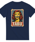T-shirt med retroillustration och censurtema