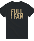 T-shirt med kaxigt textbudskap i sliten grafisk stil