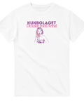 Provokativ t-shirt Kukbolaget med rosa tryck