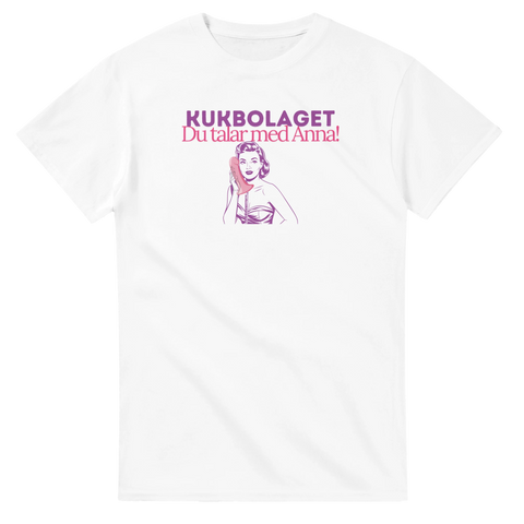 Provokativ t-shirt Kukbolaget med rosa tryck