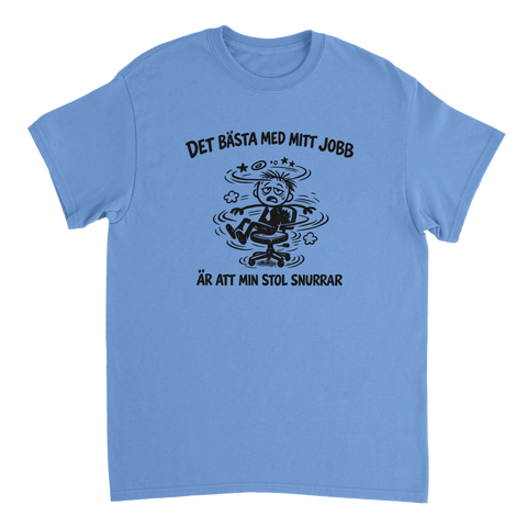 Sarkastiskt citat om jobbet med snurrande gubbe – t-shirt med tryck