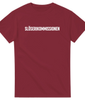 Kaxigt politiskt statement med texten Slöserikommissionen – grafisk t-shirt