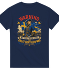 Illustration av Karl XII och karoliner i strid – t-shirt med historiskt motiv
