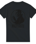 Mörk estetik med vampyrmotiv från Nosferatu på svart t-shirt