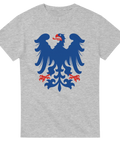 T-shirt med blå örn och röda detaljer från Värmlands landskapsvapen

