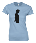 T-shirt Dam Classic – Hands Bound – t-shirt med unikt designtryck