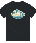 Grafiskt tryck Varberg Salt Water Club i surf-stil – kustnära motiv