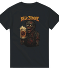 Svart T-shirt Original med motiv av zombie som håller en öl och texten "Beer Zombie"