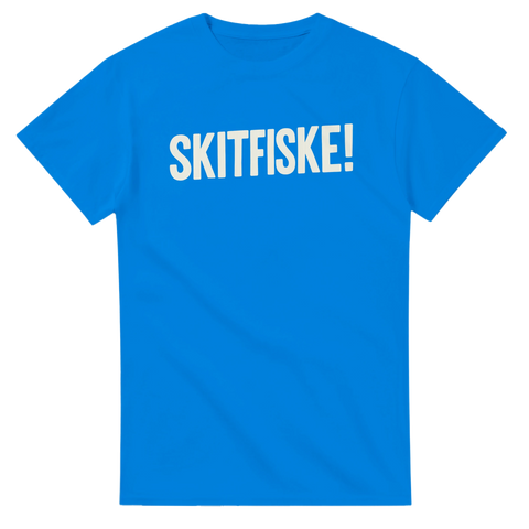 T-shirt skitfiske sportfiske blå