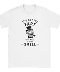 Meme-inspirerad Trollface i hög hatt med pipa – rolig t-shirt