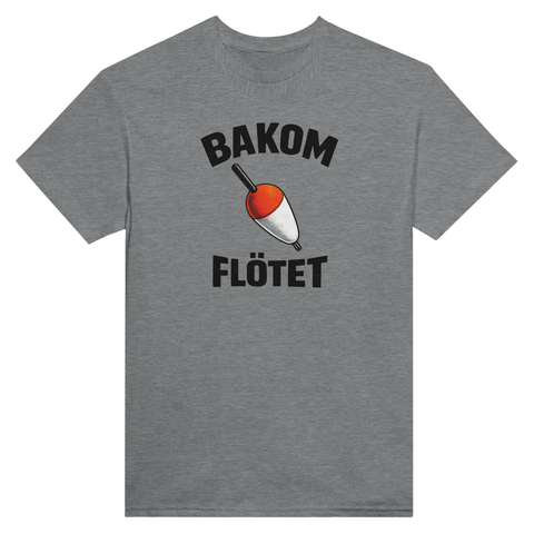 Fiskespö och flöte illustration t-shirt för fiskare