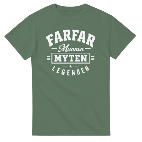 Retro citat-design för farfar på en militärgrön t-shirt