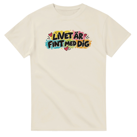 T-shirt med Livet är fint med dig – produktbild 4 från Shirty