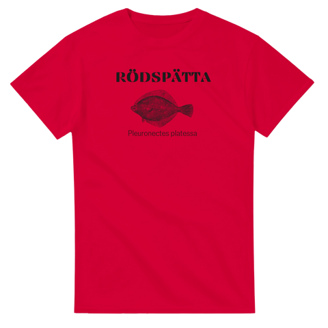 T-shirt Original - Rödspätta – t-shirt med unikt designtryck