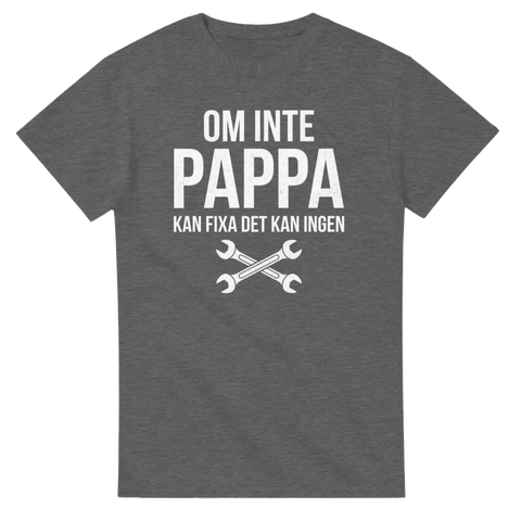 Minimalistiskt motiv för hemmafixare med budskapet att pappa löser allt – grafisk t-shirt