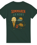 T-shirt med melankolisk sommarillustration