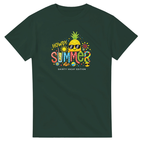 Semester t-shirt med sommartema