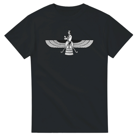 Farvahar symbol zoroastrism persisk kultur religion t-shirt