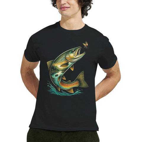 T-shirt med motivet Hooked on Nature
