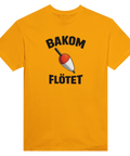Fiskekrok med texten "Bakom Flötet" t-shirt herr