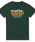 Ironisk t-shirt om matematik