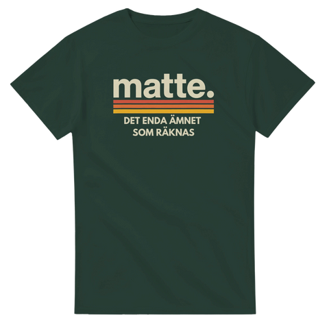 Ironisk t-shirt om matematik