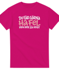 Produktbild 5 av rolig t-shirt med texten Du får gärna ha fel, men inte så högt