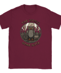 T-shirt med provokativt uggle-motiv och texten The World Gone Nutz