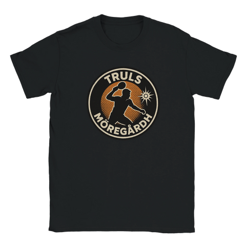 Truls Möregårdh t-shirt med retro badge design