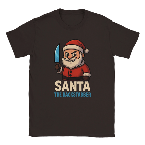 Julmotiv t-shirt med jultomten