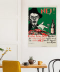 Kräftor kräva dessa drycker - Ikonisk poster för kräftskiva och bar