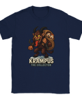 T-shirt jul – Krampus The Collector rolig jultröja i marinblå