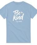 Kaxig t-shirt med bi-tryck och textbaserad design – ljusblå t-shirt med attityd